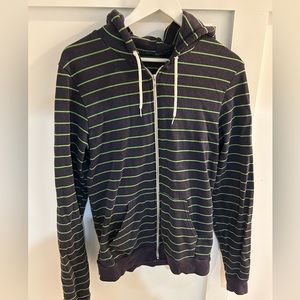 Vintage American Apparel Striped Hoodie